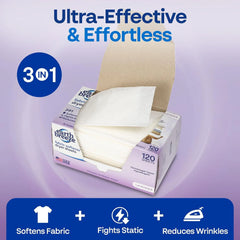 Earth Breeze Fabric Softener Dryer Sheets Lavender (1 Pack) | Hypoallergenic, No Harsh Chemicals, Safe Ingredients – Soft Clothes – Static Cling & Wrinkle Reducer – Gentle Fabric Care