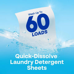 Earth Breeze Fragrance Free Laundry Detergent & Dryer Sheets Bundle – 3PK Laundry (180 Loads) + 2PK Dryer Sheets (120 Loads) – Made in USA, Hypoallergenic
